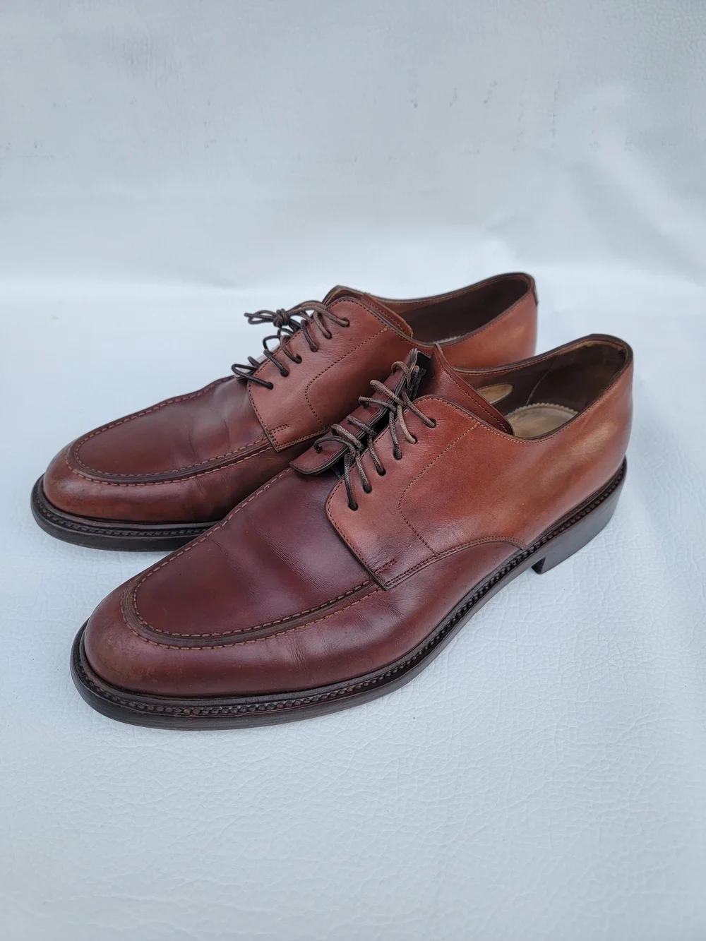 Santoni Shoes Mens Size US 10.5 Italian dress brown The shoes show signs of nor